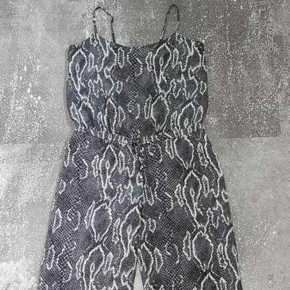 HAUTE HIPPIE Jumpsuit, 100% Silk, Snake Print, Nordstrom, Size Medium